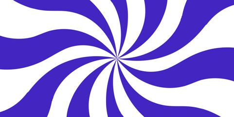 Abstract spiral radial striped backdrop design. Minimal sunny sunset spotlight gradient banner for poster and cartoons background. Modern seamless retro vintage burst sunrise sunbeam element.