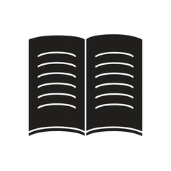 open book isolated on white