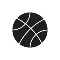 Basketball ball icon. Basketball logo vector icon