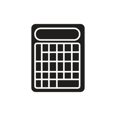 calculator icon vector illustration - editable icon