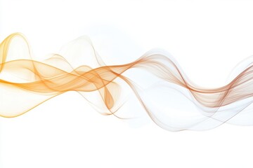 Fototapeta premium Horizontal of light streaks illustrating motion and speed isolate on white background