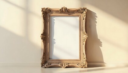 Showcase Your Creativity with this Blank Wooden Frame