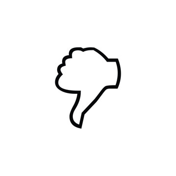 Deslike icon vector
