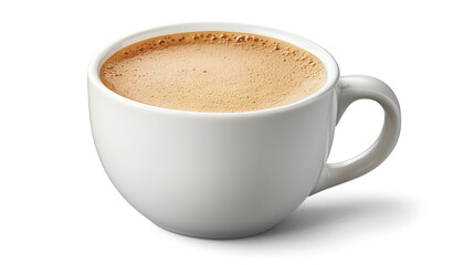 Obraz premium Ristretto Coffee in White Cup on a Clean Surface with a Rich Crema Layer