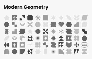 Minimal Abstract Geometric Design Elements – Trendy Vector Shapes Pack
