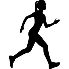 Athlete Runner Silhouette