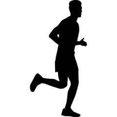 Athlete Runner Silhouette