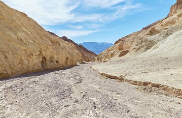 Death Valley National Park's Golden Canyon, home to the Red Cathedral