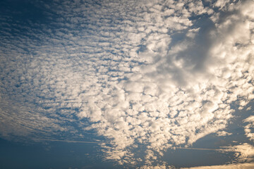 A HDR image of winter cloud formations above Yorkshire, England.