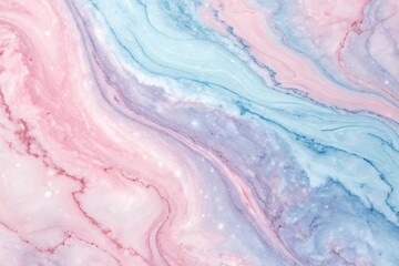 A dreamy and soft pastel marble background featuring a mix of rose quartz pink, Generative AI