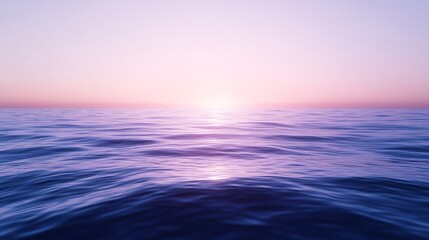 Obraz premium Smooth Gradient from Blue to Purple On Sea