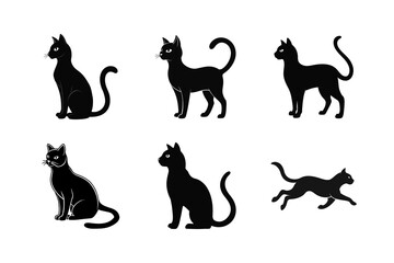 black cat silhouettes