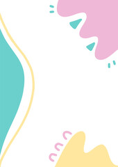 Abstract Background Design with Soft Color