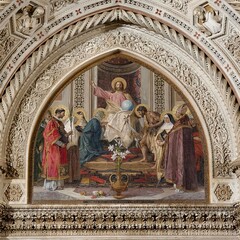 Obraz premium The exterior of the Basilica of Santa Maria del Fiore in Florence, Italy