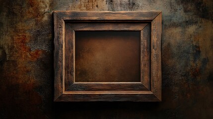 Ultra Detailed Wooden Picture Frame in Hyperrealistic Cinema 4D