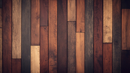 Cozy Wooden Texture Banner Featuring Detailed Patterns of Old Planks in Rich Hues, Perfect for Rustic-Themed Designs and Crafts Showcasing Warmth and Nostalgia. Generative AI