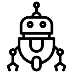 Obraz premium Robot Icon