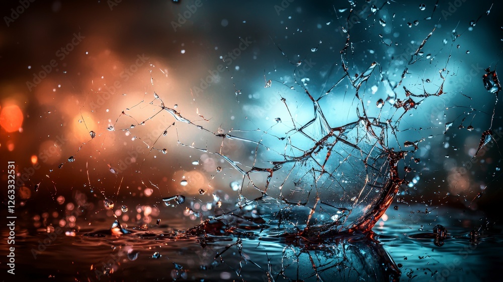 Poster dynamic water splash art studio photograph creative close-up optimism in motion