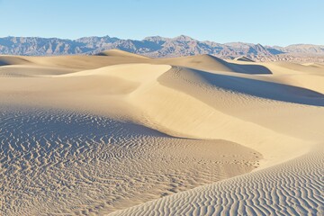 Death Valley National Park's stunning Mesquite Flat Sand Dunes near Stovepipe Wells