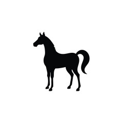 Obraz premium Horse Silhouette Vector Illustration