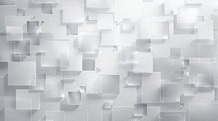Elegant Abstract Background: Overlapping Transparent Shapes