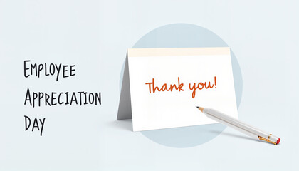 Thank you card for Employee Appreciation Day