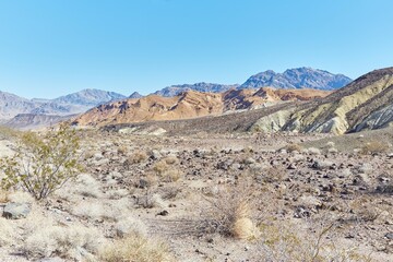 Death Valley National Park's Twenty Mule Team Canyon Scenic Drive