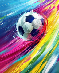 Fototapeta premium sport image art design front view Minimalism brigh_003