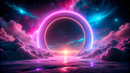 Obraz premium fantasy space background