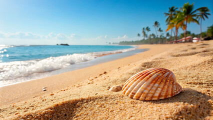 Obraz premium seashell on the beach