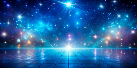 Naklejka premium abstract blue lights