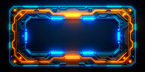 Obraz premium abstract blue background