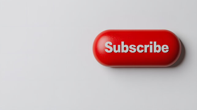 Red 'Subscribe' Button: Engaging content with a simple call to action for viewers to join and follow for updates and more.