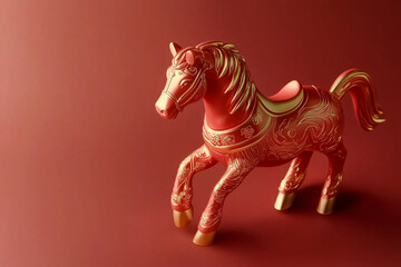 Chinese New Year 2026, Year of the Horse, red and gold festive celebration