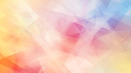 Abstract Pastel Geometric Shapes Background Design