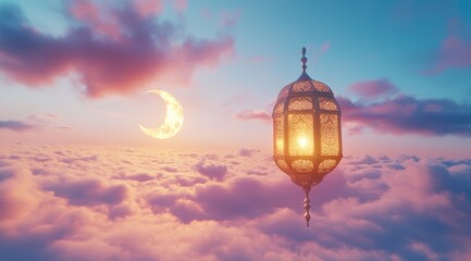 Fototapeta premium background for ramadan, place for text