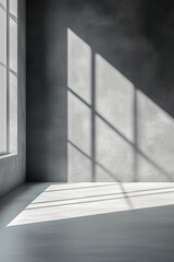 Room with a window and a wall