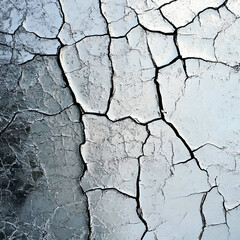 Obraz premium Dry cracked surface texture 