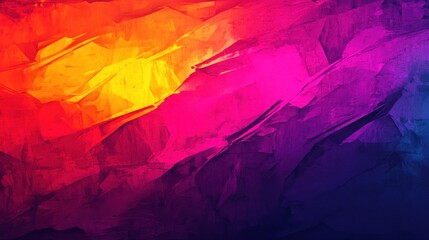 Vibrant Hues: An Abstract Masterpiece of Color and Texture