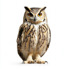 Fototapeta premium Owl Isolated On White