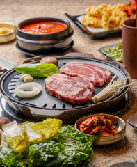 meat with vegetables