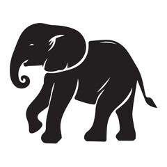 elephant silhouette vector