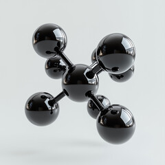 3d render of molecule, molecule 3d render, 3d model of molecule