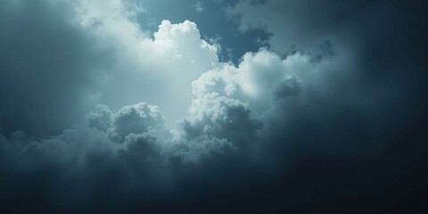 Fototapeta premium Dark Storm Clouds: Ominous Weather Sky