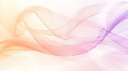 Obraz premium Abstract Pastel Wave Background Design