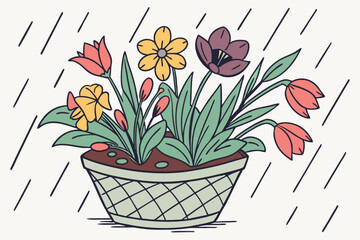 bouquet of tulips