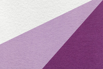 Texture old craft white, lilac and purple paper background, macro. Structure vintage abstract violet cardboard