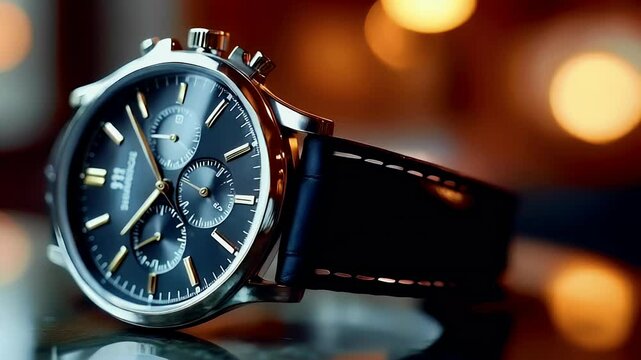 Sophisticated timepiece showcasing intricate design and craftsmanship