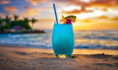 cocktail on the beach