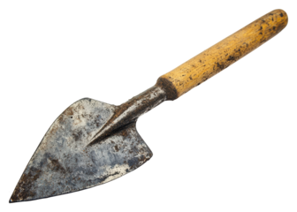 Gardening tool for soil preparation outdoor still life isolated on transparent background